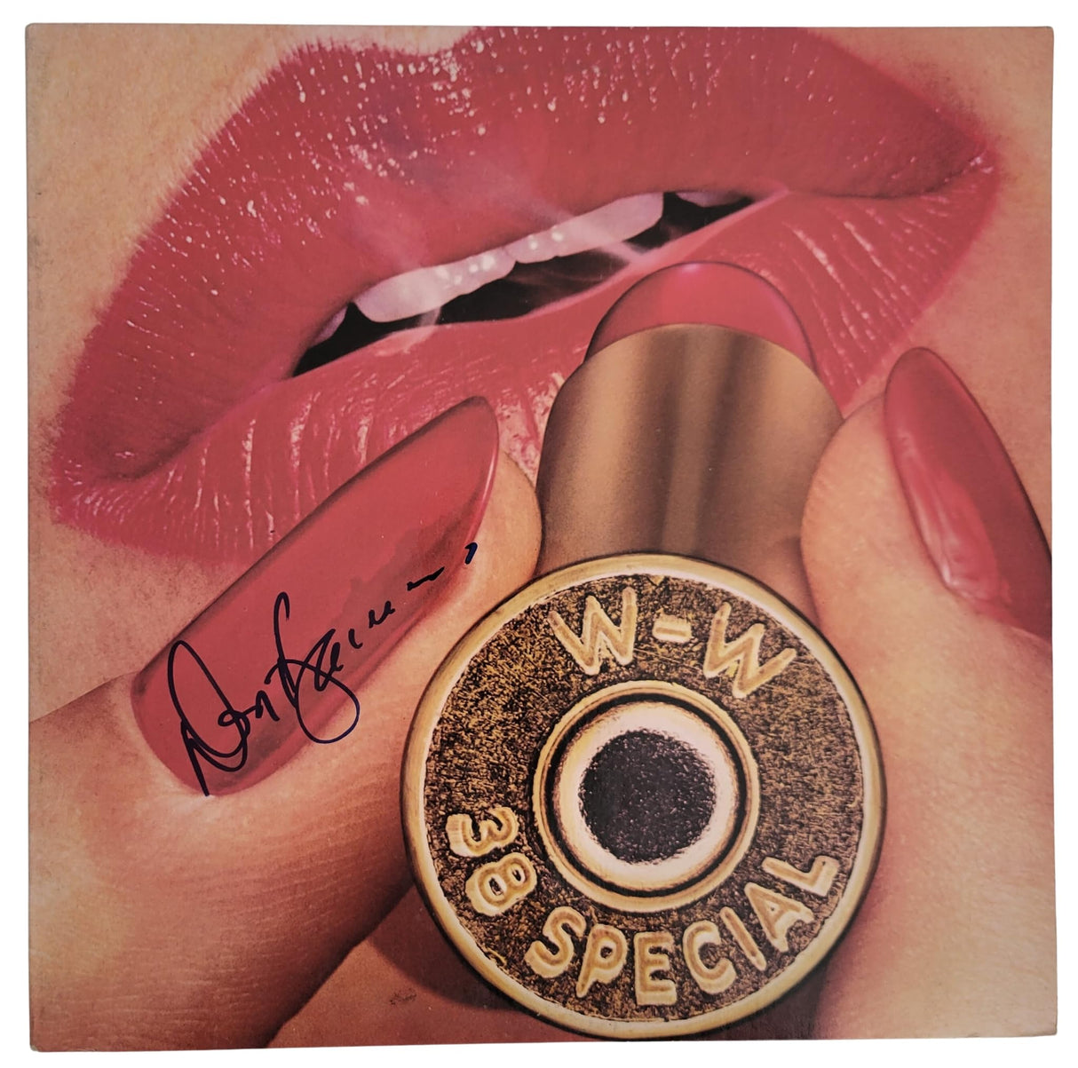 Don Barnes Signed 38 Special Rockin into the Night Album COA Proof Autographed Vinyl STAR