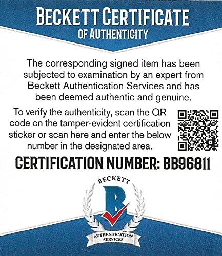 Rick Mahorn Detroit Pistons NJ Nets signed autographed NBA basketball proof Beckett COA