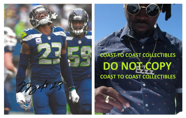 Neiko Thorpe signed Seattle Seahawks 8x10 football photo Proof COA autographed.