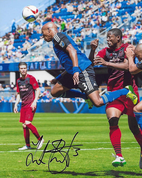 Jordan Stewart San Jose Earthquakes, England signed, autographed 8x10 photo, proof COA