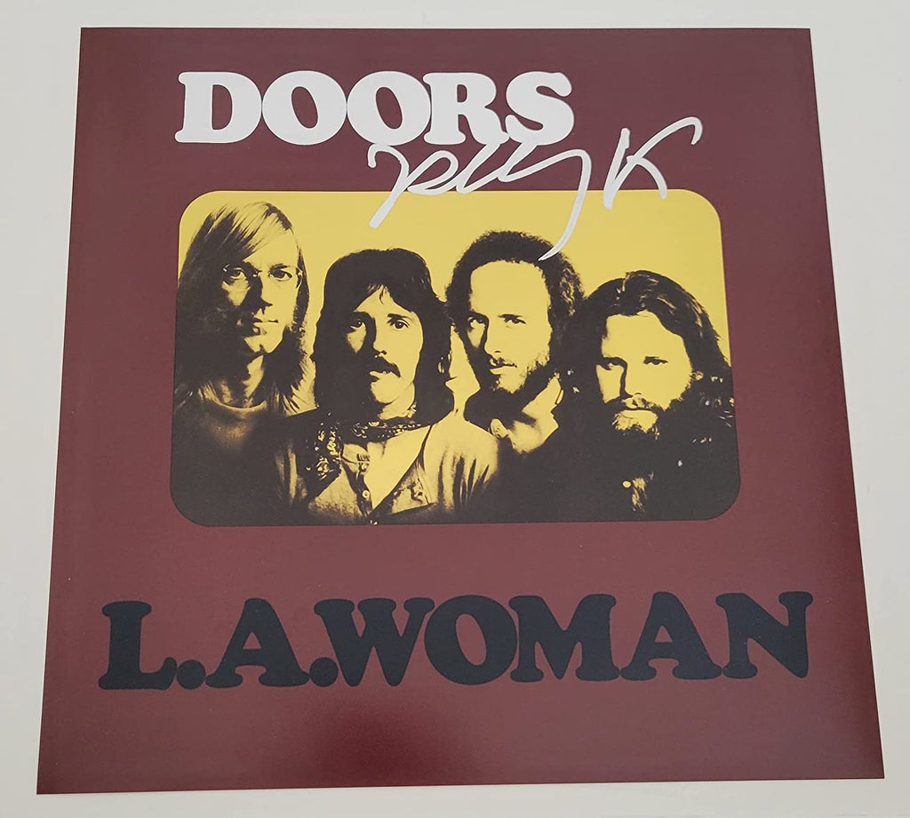 Robby Krieger signed The Doors L.A. Woman 12x12 album photo COA proof autograph STAR
