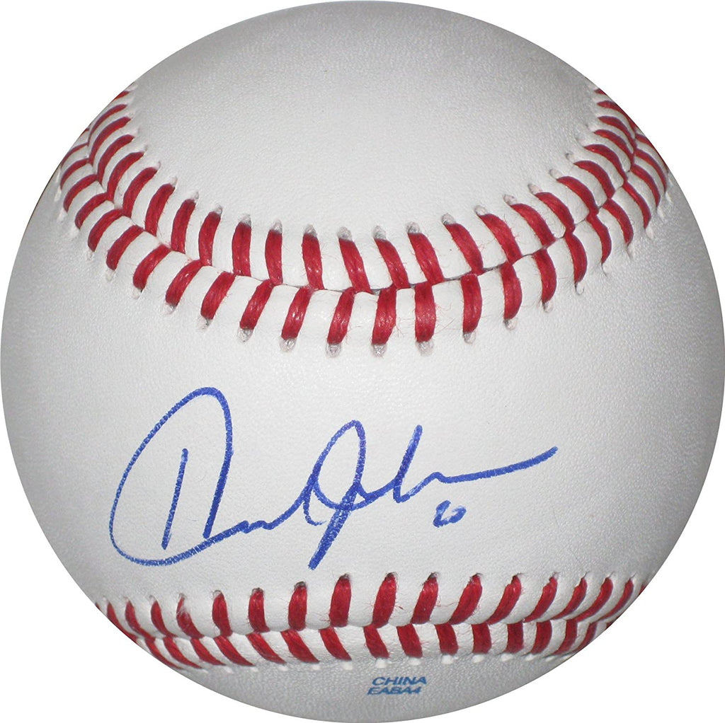 Howard Johnson New York Mets Detroit Tigers signed autographed baseball proof