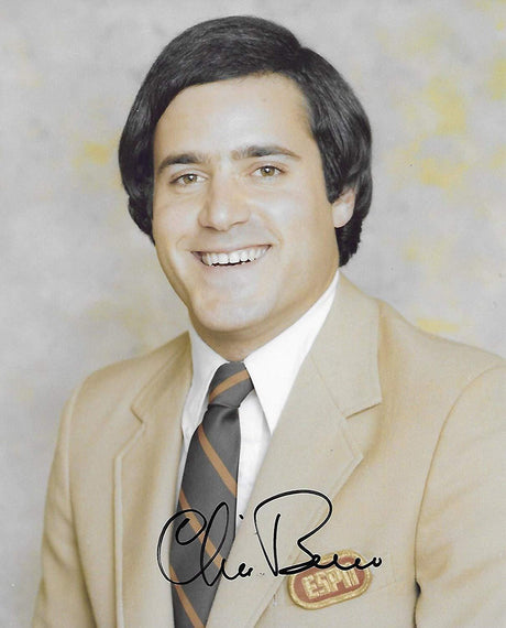 Chris Berman, ESPN, Sportscenter signed, autographed 8x10 photo. proof CO