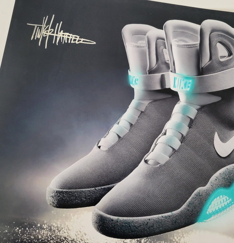 Tinker Hatfield signed Nike MAG Back To The Future 16x20 photo proof autographed STAR