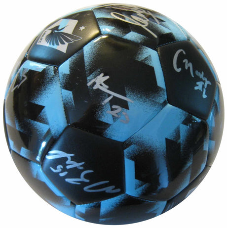 2018 Minnesota united FC team, signed, autographed, logo soccer ball - COA and Proof Photos Included