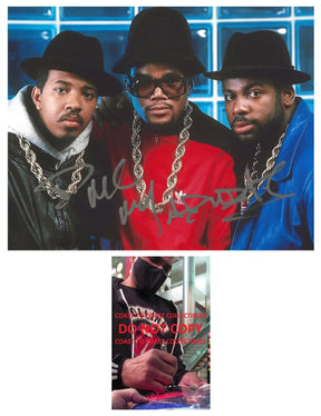 Darryl McDaniels Run DMC Rapper signed 8x10 photo COA proof autographed STAR