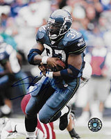Shaun Alexander Seattle Seahawks signed autographed 8X10 photo, COA with the Proof Photo will be included.