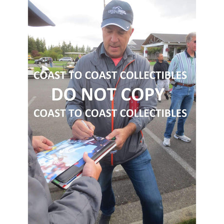 Dave Krieg, Seattle Seahawks, Ring of Honor, Signed, Autographed, 8X10 Photo, a COA With the Proof Photo of Dave Signing Will Be Included-