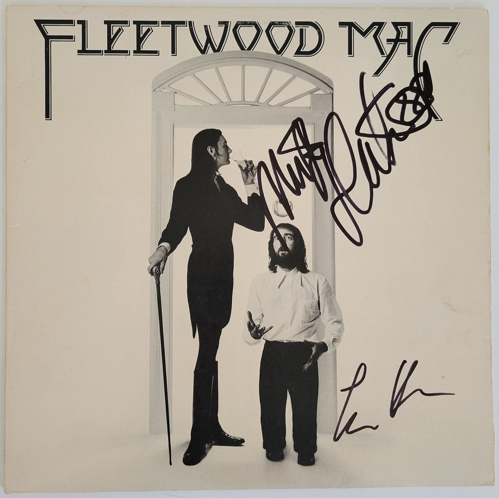 Mick Fleetwood Lindsey Buckingham signed Fleetwood Mac album COA exact proof STAR