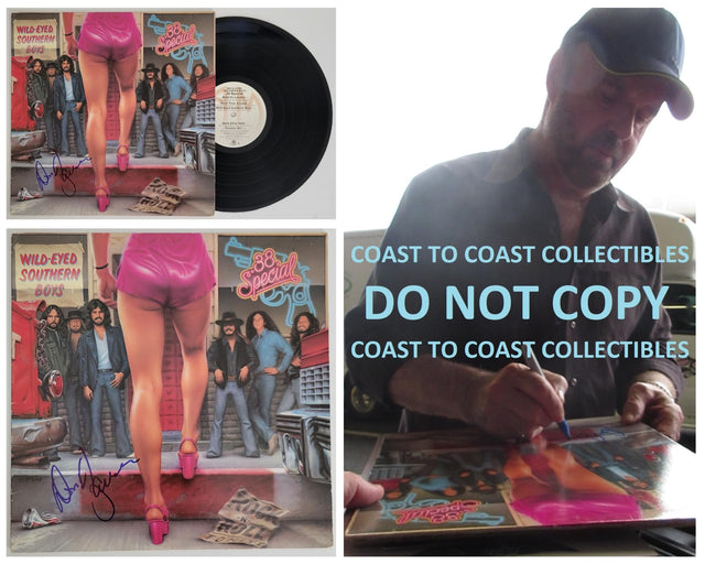 Don Barnes Signed 38 Special Wild Eyed Southern Boys Album COA Proof Autographed Vinyl STAR