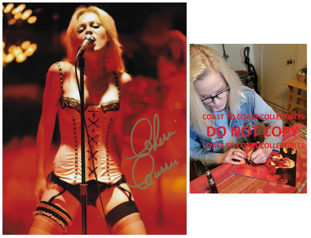 Cherie Currie The Runaways singer signed 8x10 photo COA proof autographed STAR