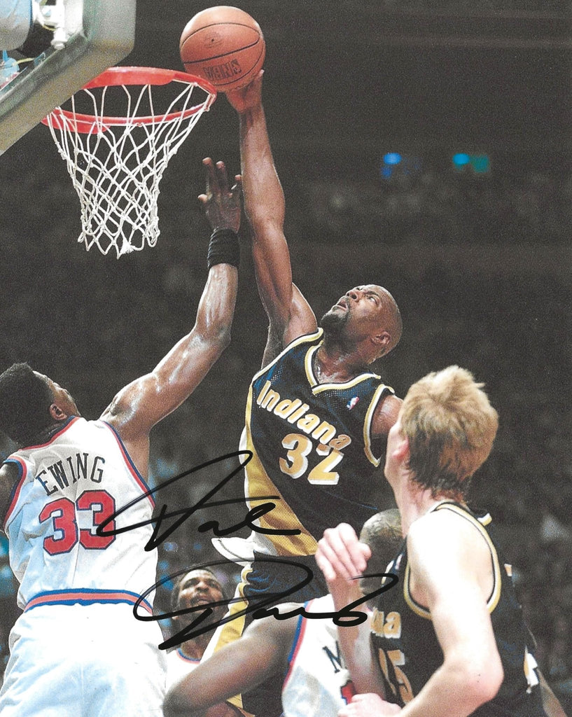 Dale Davis signed Indiana Pacers basketball 8x10 Photo COA autographed.