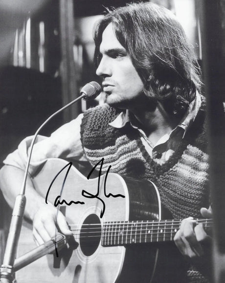 James Taylor signed 8x10 photo COA Proof autographed singer guitarist Sweet Baby James.. STAR
