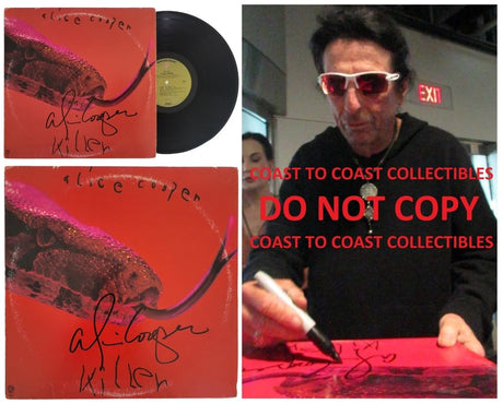 Alice Cooper signed Killer Album vinyl record Proof COA autographed STAR