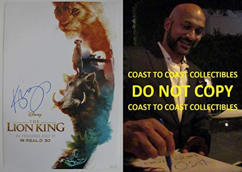 Keegan Micheal Key signed,autographed 12x18 The Lion King photo,poster,proof COA, STAR