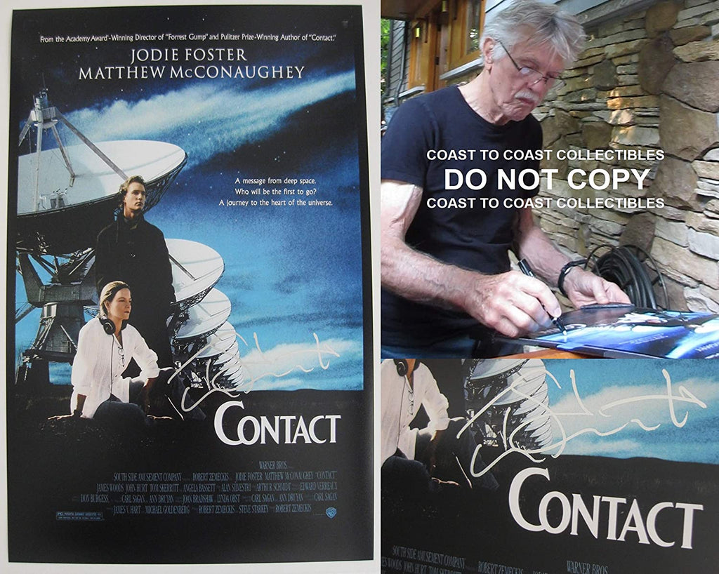 Tom Skerritt signed Contact 12x18 poster photo COA autographed exact proof STAR