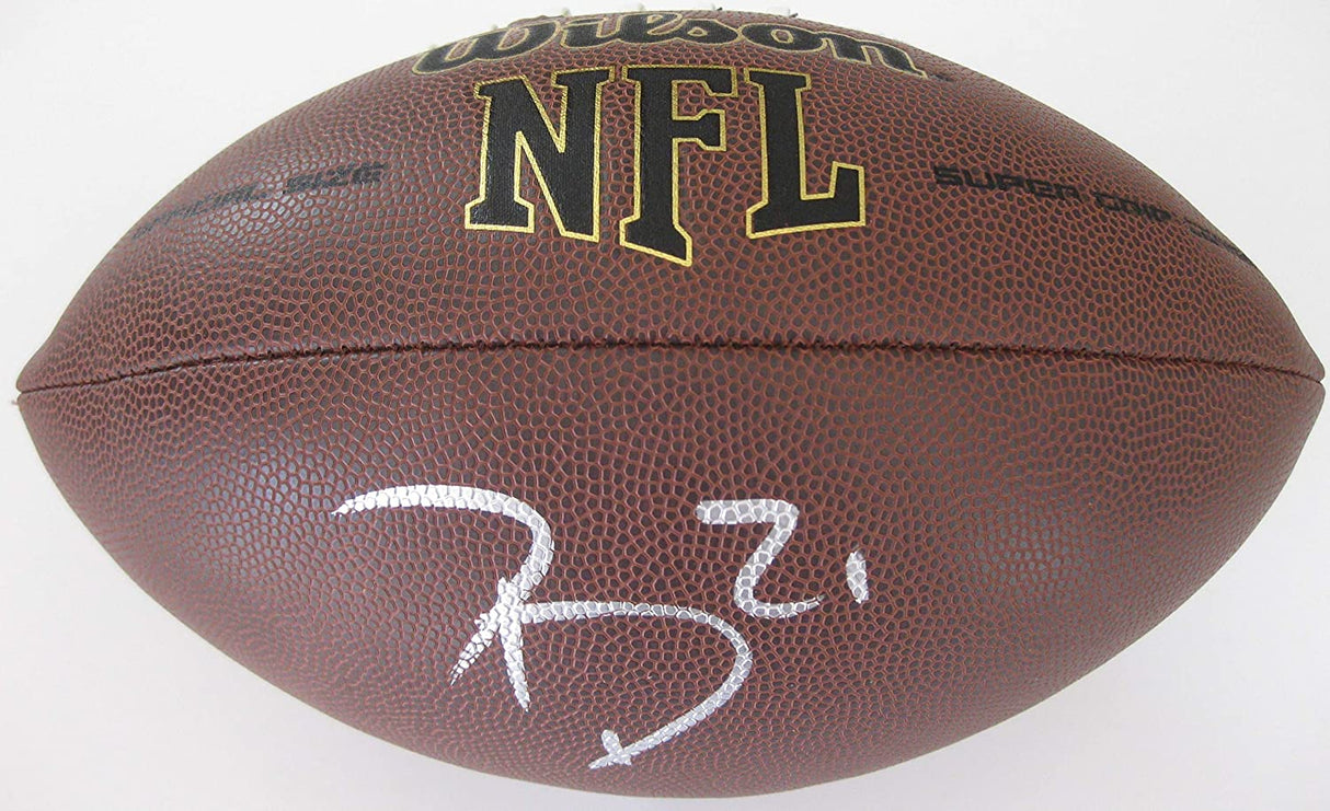 Patrick Peterson Minnesota Vikings Cardinals signed football proof Beckett COA autograph