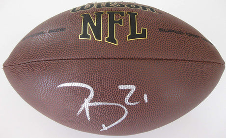 Patrick Peterson Minnesota Vikings Cardinals signed football proof Beckett COA autograph