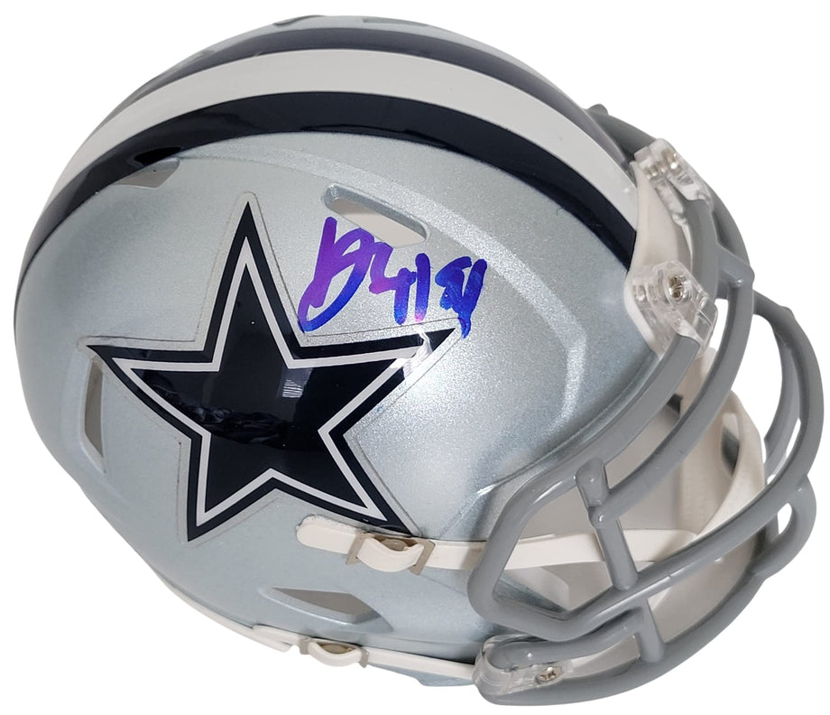 DeMarcus Ware signed Dallas Cowboys mini football helmet proof COA