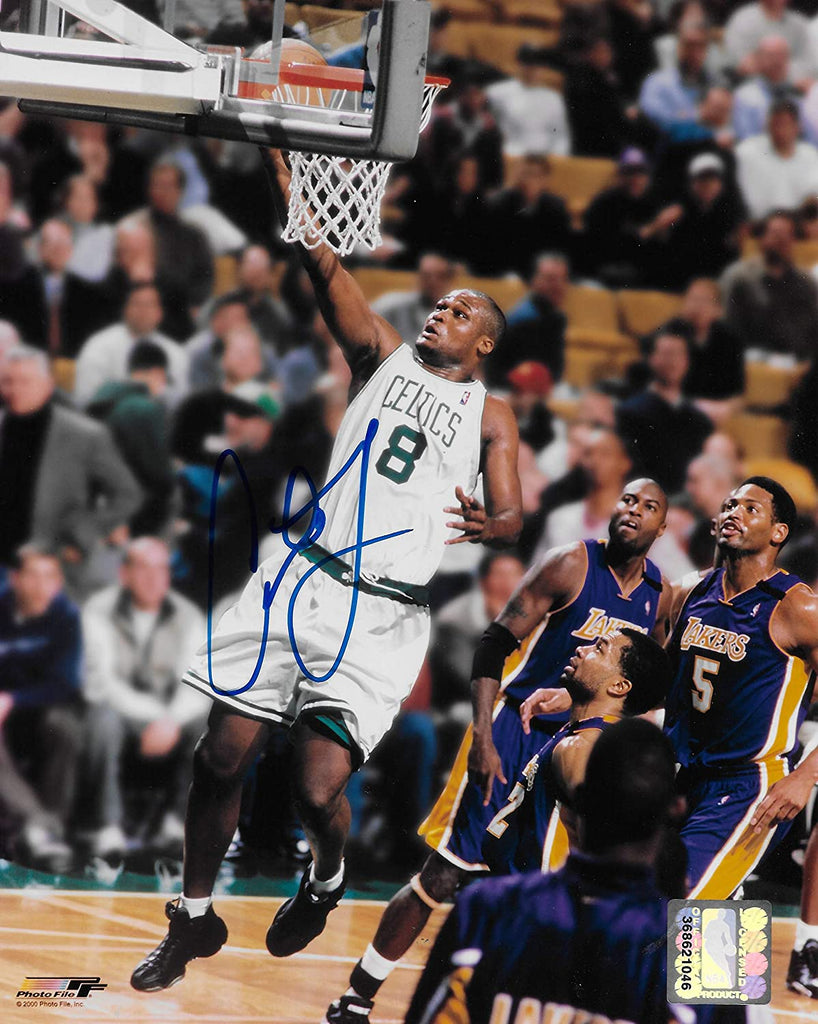 Antoine Walker signed Boston Celtics basketball 8x10 photo COA