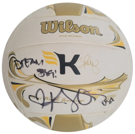 Kerri Walsh Jennings Signed Logo Beach Volleyball Proof Autographed Olympic Gold