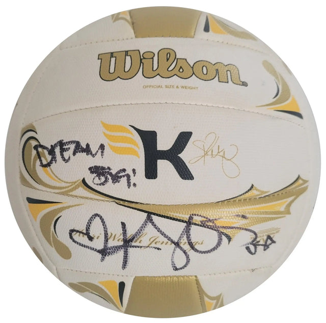 Kerri Walsh Jennings Signed Logo Beach Volleyball Proof Autographed Olympic Gold