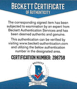 Mike Bibby Sacramento Kings signed autographed NBA Basketball proof Beckett COA