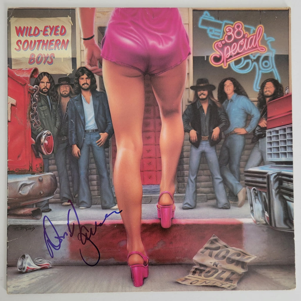 Don Barnes Signed 38 Special Wild Eyed Southern Boys Album COA Proof Autographed Vinyl STAR