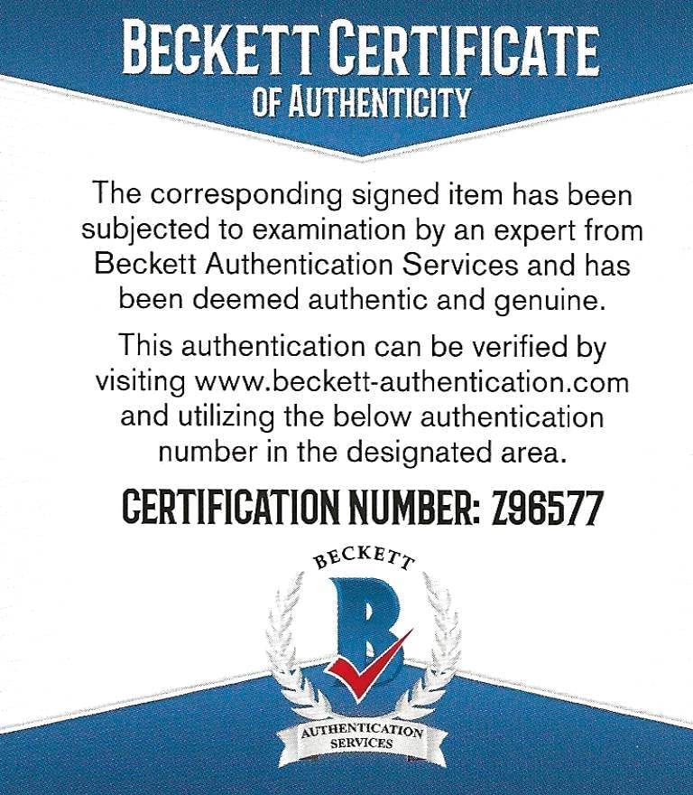 Kurt Warner Arizona Cardinals St Louis Rams signed football Proof Beckett COA autographed