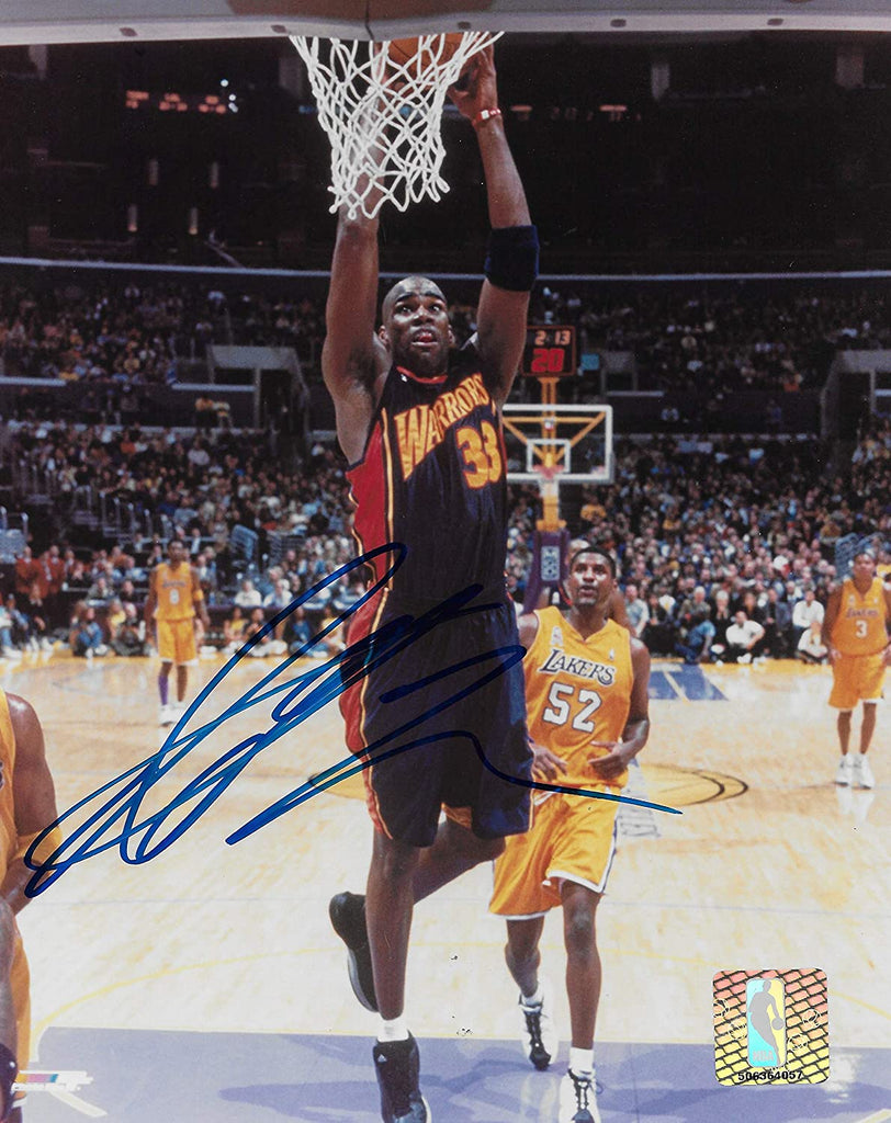 Antawn Jamison Golden State Warriors signed basketball 8x10 photo COA.