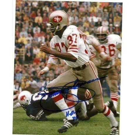 JIMMY JOHNSON SAN FRANCISCO 49ERS,HALL OF FAME,HOF,SIGNED,AUTOGRAPHED 8X10,PHOTO,COA