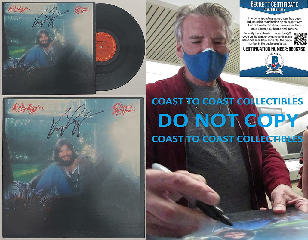 Kenny Loggins signed autographed Celebrate me Home album vinyl proof Beckett COA STAR