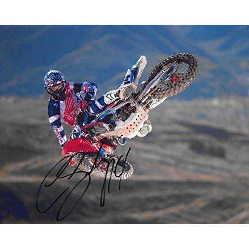 Cole Seely, Supercross, Motocross, Freestyle Motocross, Signed, Autographed, 8X10 Photo,
