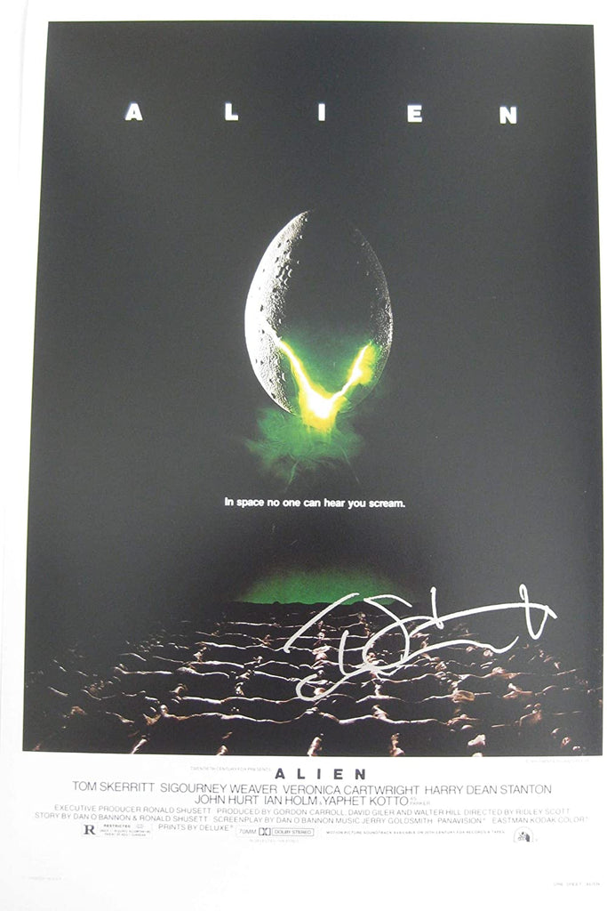 Tom Skerritt signed autographed Alien 12x18 poster photo Dallas COA exact proof STAR.