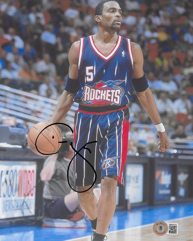 Cuttino Mobley signed autographed Houston Rockets 8x10 photo Beckett COA.