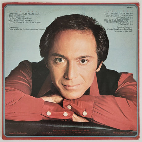 Paul Anka signed Listen To Your Heart album vinyl record COA proof autographed STAR