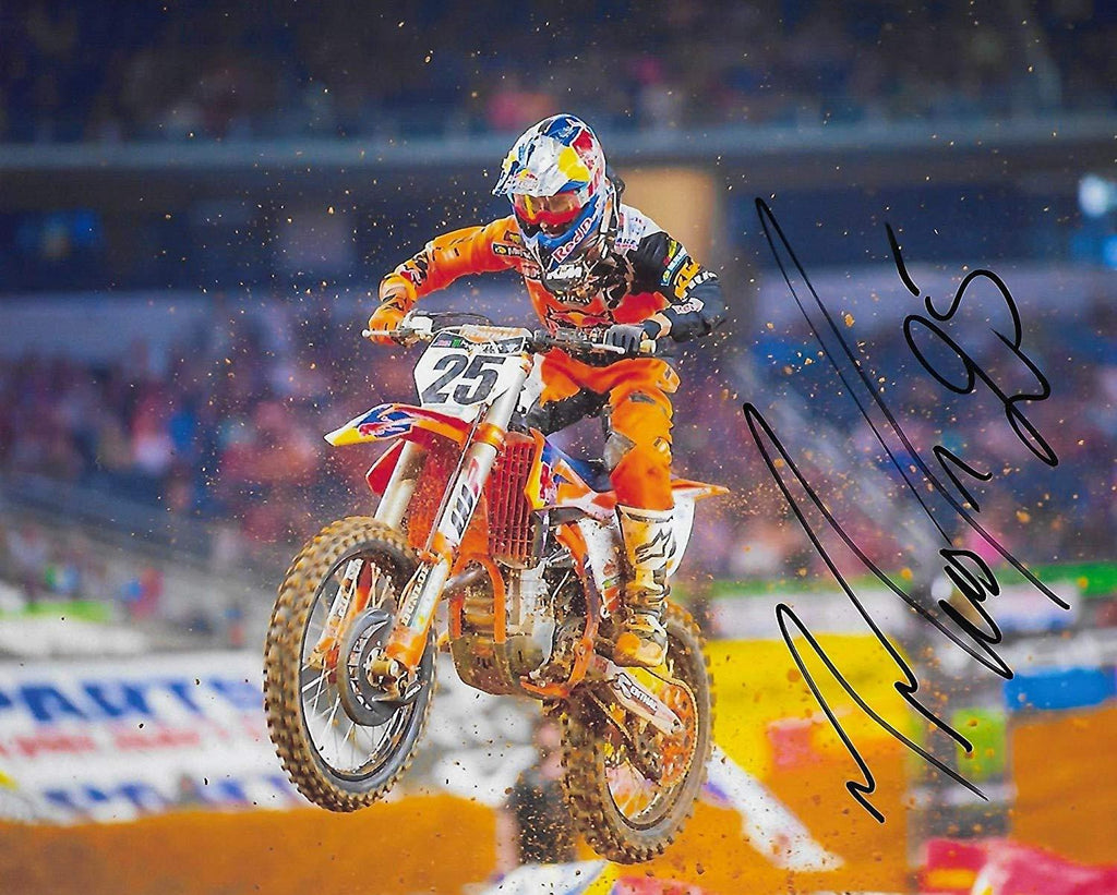 Marvin Musquin supercross, motocross, signed autographed 8x10 photo,proof COA