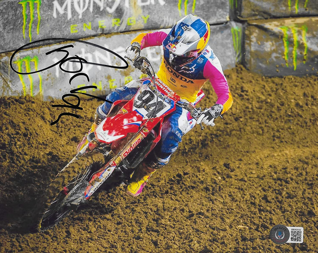 Ken Roczen motocross supercross signed autographed 8x10 photo proof Beckett COA.