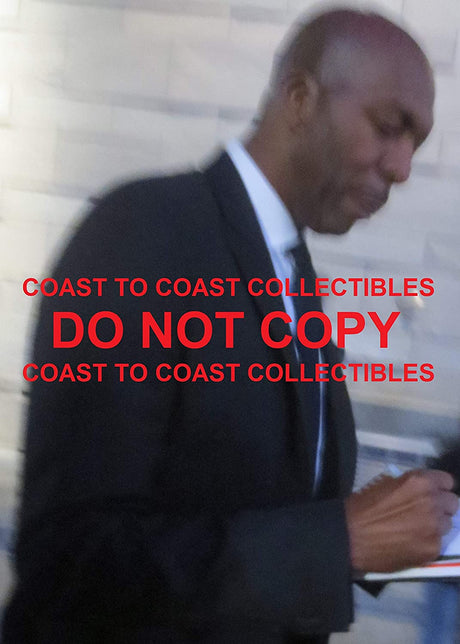 John Salley signed Detroit Pistons basketball 8x10 photo proof Beckett COA