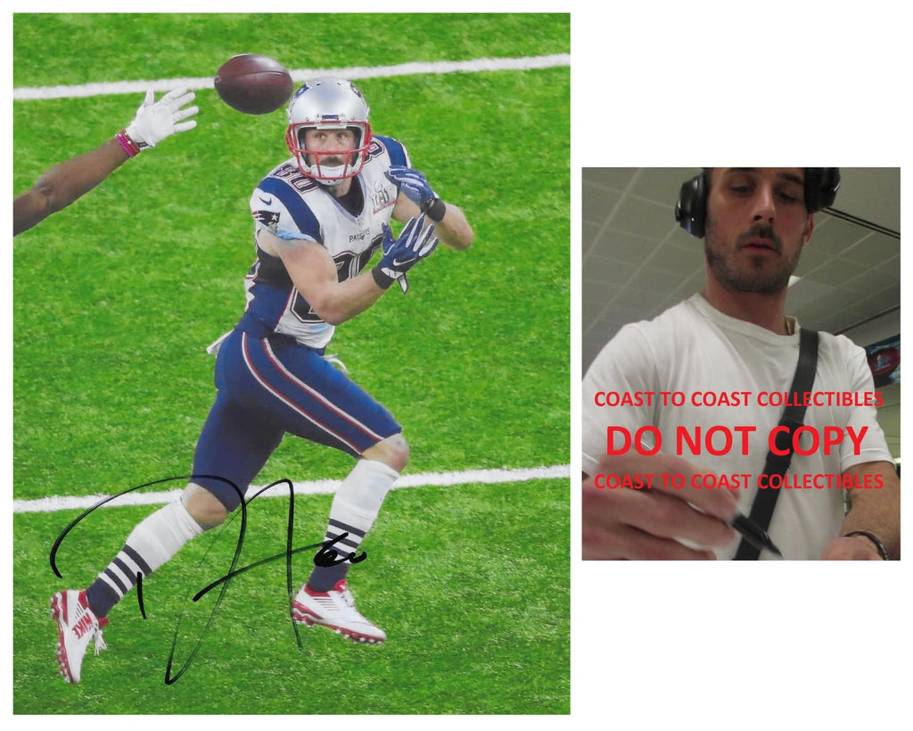 Danny Amendola signed New England Patriots 8x10 photo Proof COA autographed.