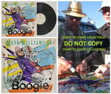 Hank Willams Jr signed Born to Boogie album vinyl record proof COA autographed Star