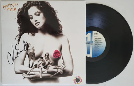 Chad Smith signed Red Hot Chili Peppers Mothers Milk album vinyl COA exact proof STAR