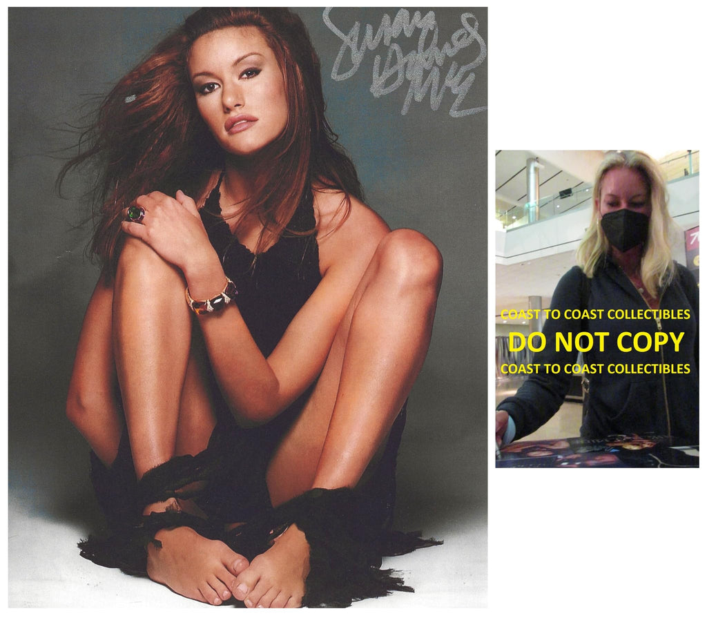 Susan Holmes McKagan model signed 8x10 photo proof COA autographed, Star.