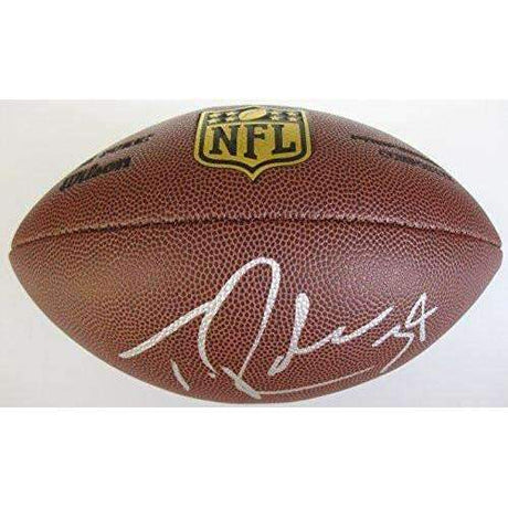 Thomas Rawls Seattle Seahawks, Signed, Autographed, NFL Duke Football, a COA with the Proof Photo of Thomas Signing Will Be Included with the Ball