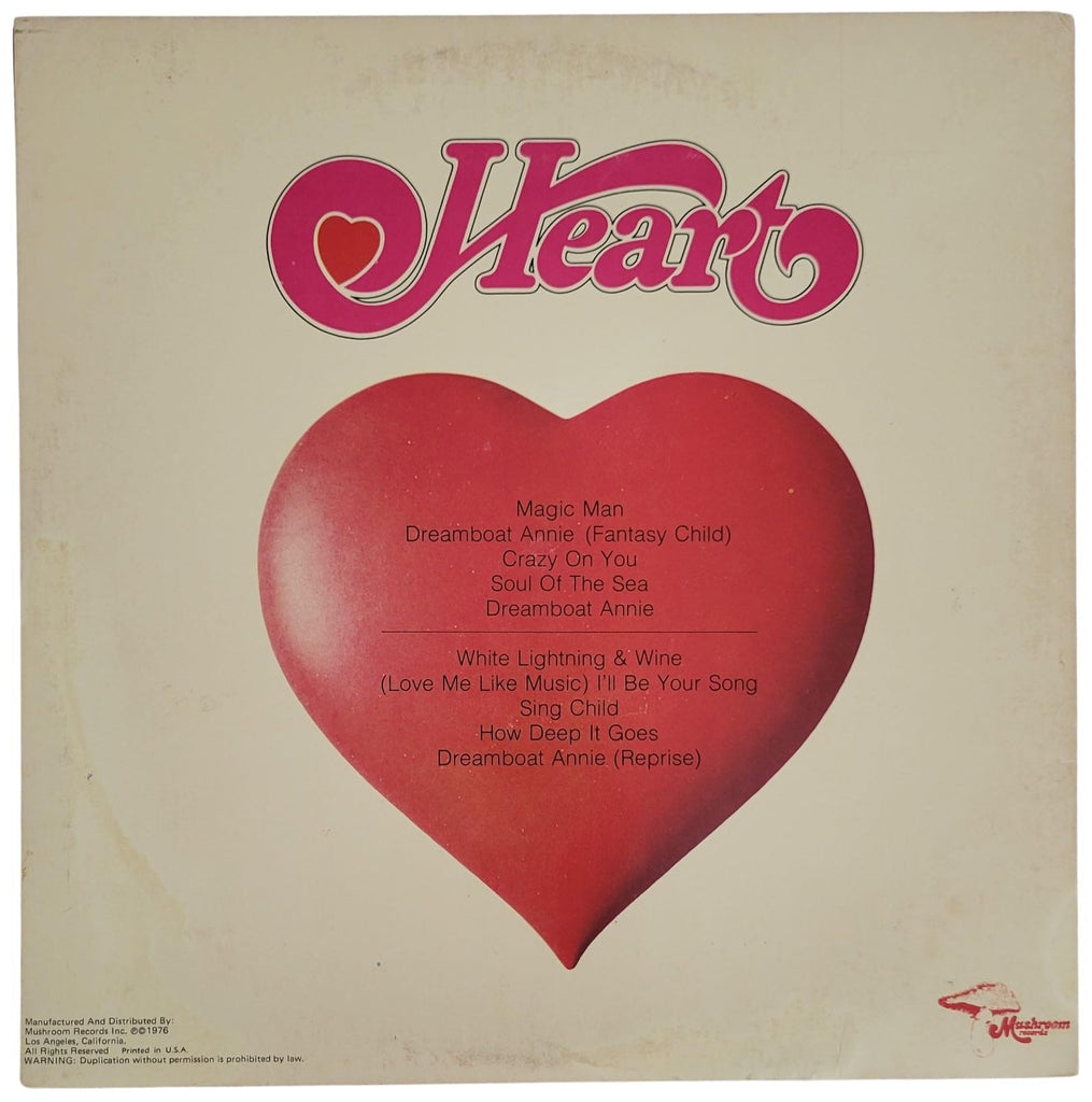 Nancy Wilson & Ann Wilson signed Heart Dreamboat Annie album proof COA autographed Vinyl Record