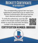 Terrell Davis Broncos Georgia Bulldogs signed football proof Beckett COA