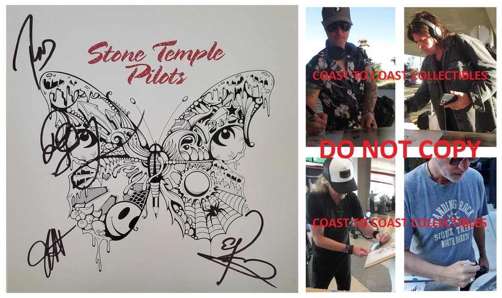 Stone Temple Pilots Band Signed 12x12 Album Photo Proof COA Autographed star