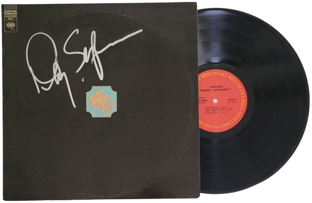 Danny Seraphine Signed Chicago Transit Authority Album Vinyl Record COA Proof Autographed