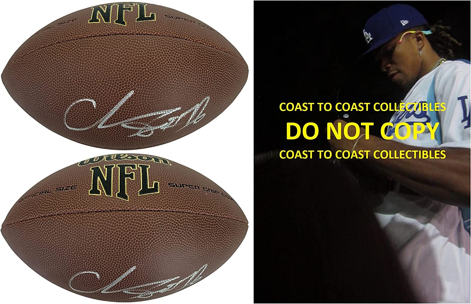 Chase Claypool Pittsburgh Steelers signed NFL football COA proof autographed