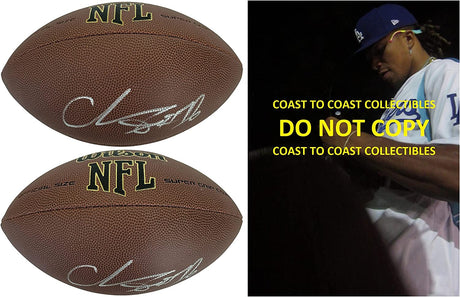 Chase Claypool Pittsburgh Steelers signed NFL football COA proof autographed